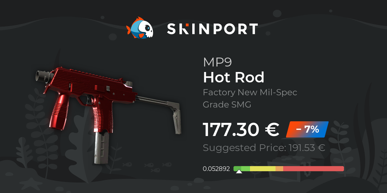 MP9 | Hot Rod (Factory New) - Counter-Strike 2 - Skinport