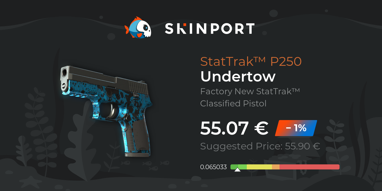 StatTrak™ P250 | Undertow (Factory New) - Counter-Strike 2 - Skinport