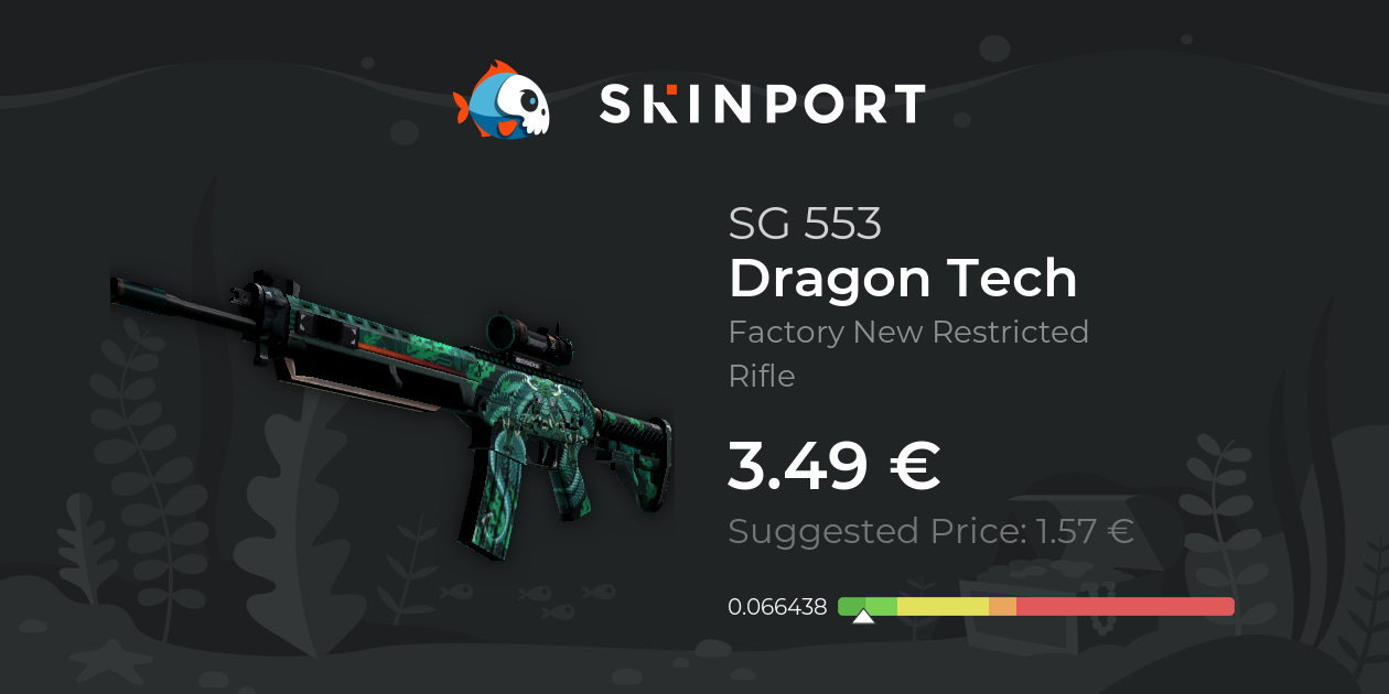 SG 553 | Dragon Tech (Factory New) - Counter-Strike 2 - Skinport