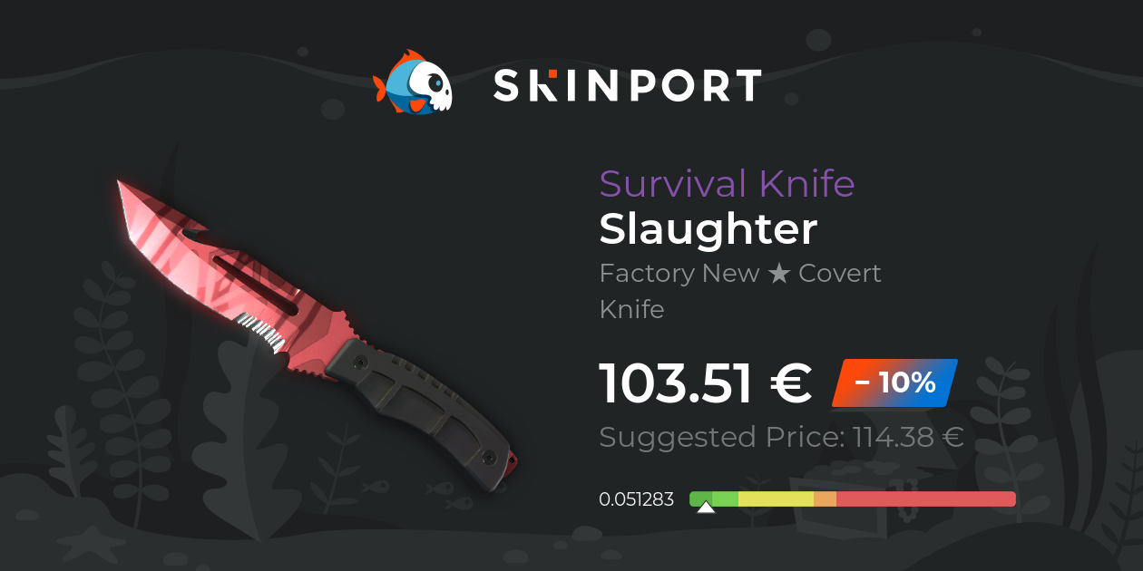 Survival Knife | Slaughter (Factory New) - Counter-Strike 2 - Skinport