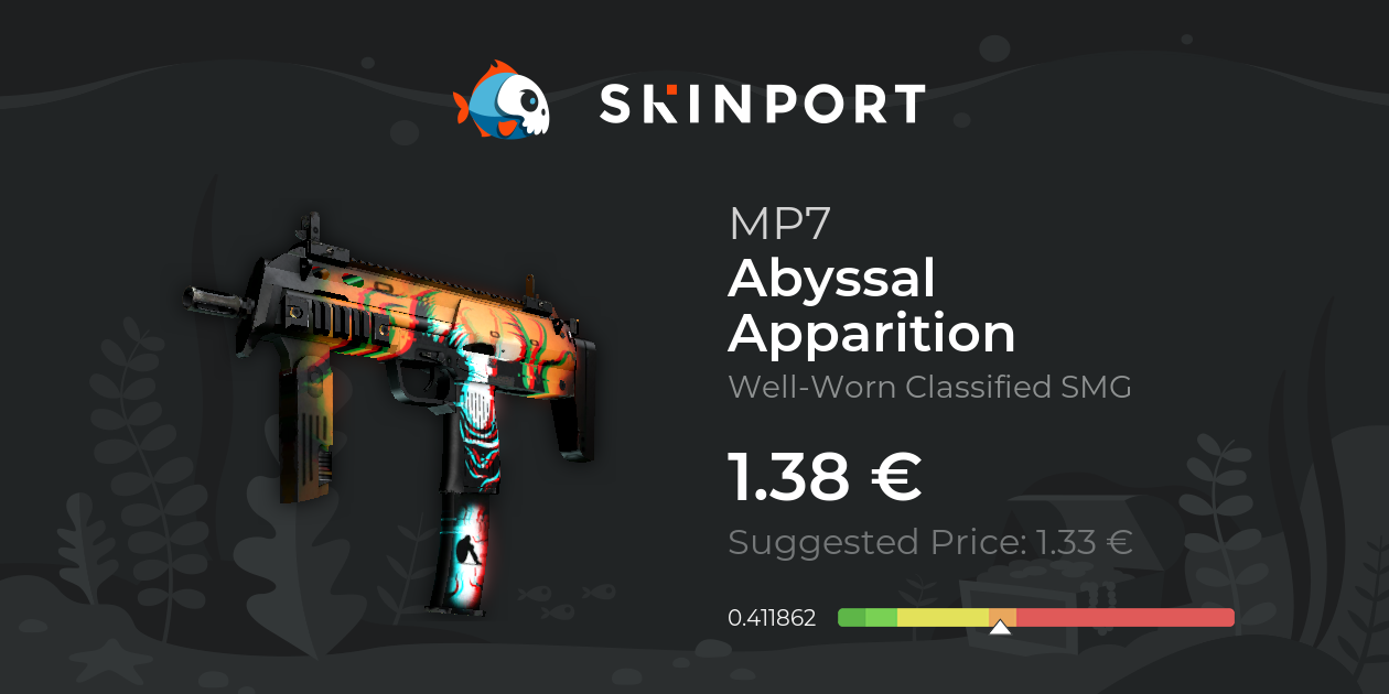 MP7 | Abyssal Apparition (Well-Worn) - Counter-Strike 2 - Skinport