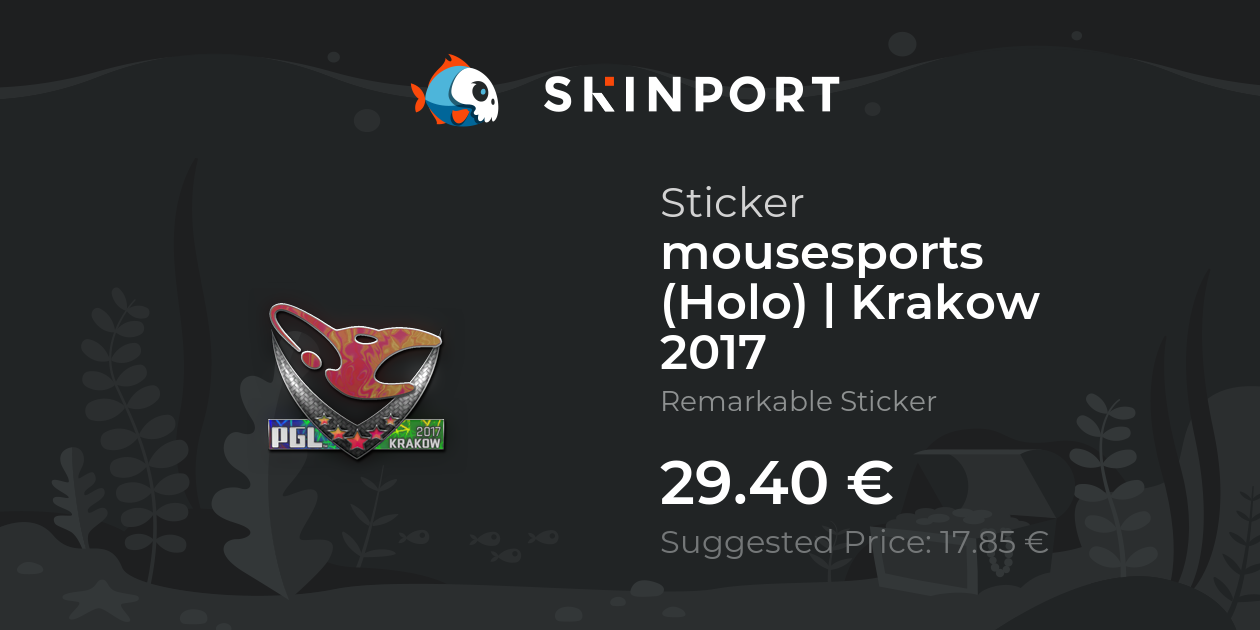 Sticker | mousesports (Holo) | Krakow 2017 - Counter-Strike 2 - Skinport