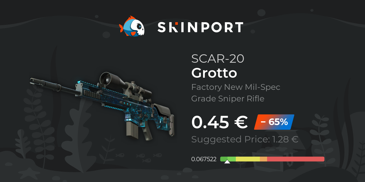 SCAR-20 | Grotto (Factory New) - Counter-Strike 2 - Skinport