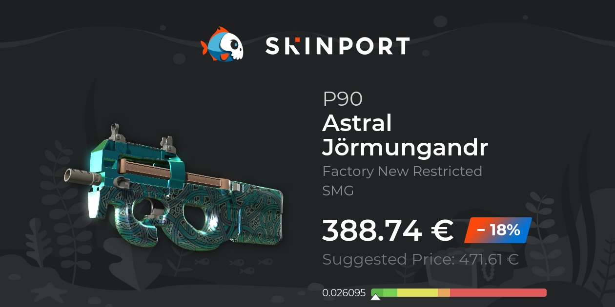 P90 | Astral Jörmungandr (Factory New) - Counter-Strike 2
