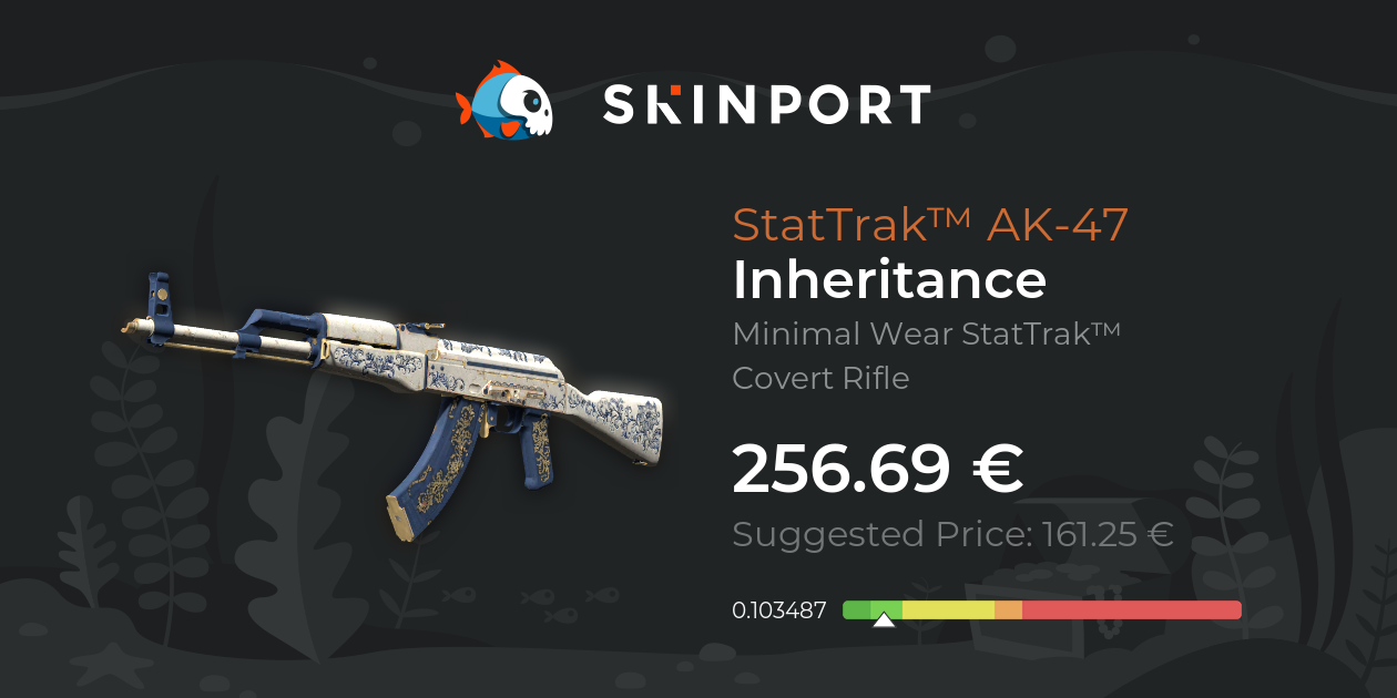 StatTrak™ AK-47 | Inheritance (Minimal Wear) - Counter-Strike 2 - Skinport