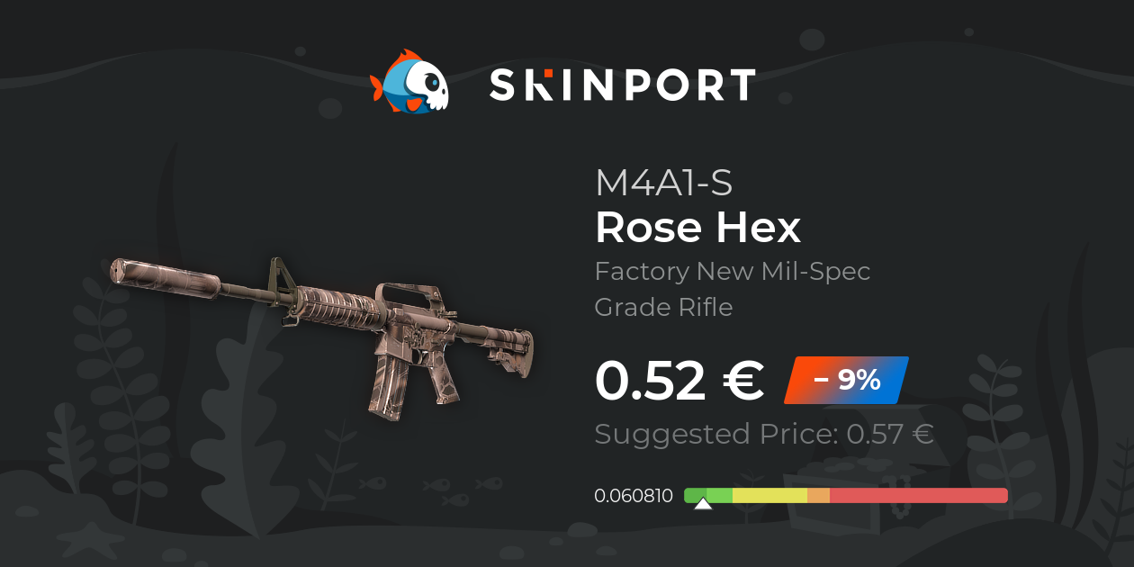 M4A1-S | Rose Hex (Factory New) - Counter-Strike 2 - Skinport