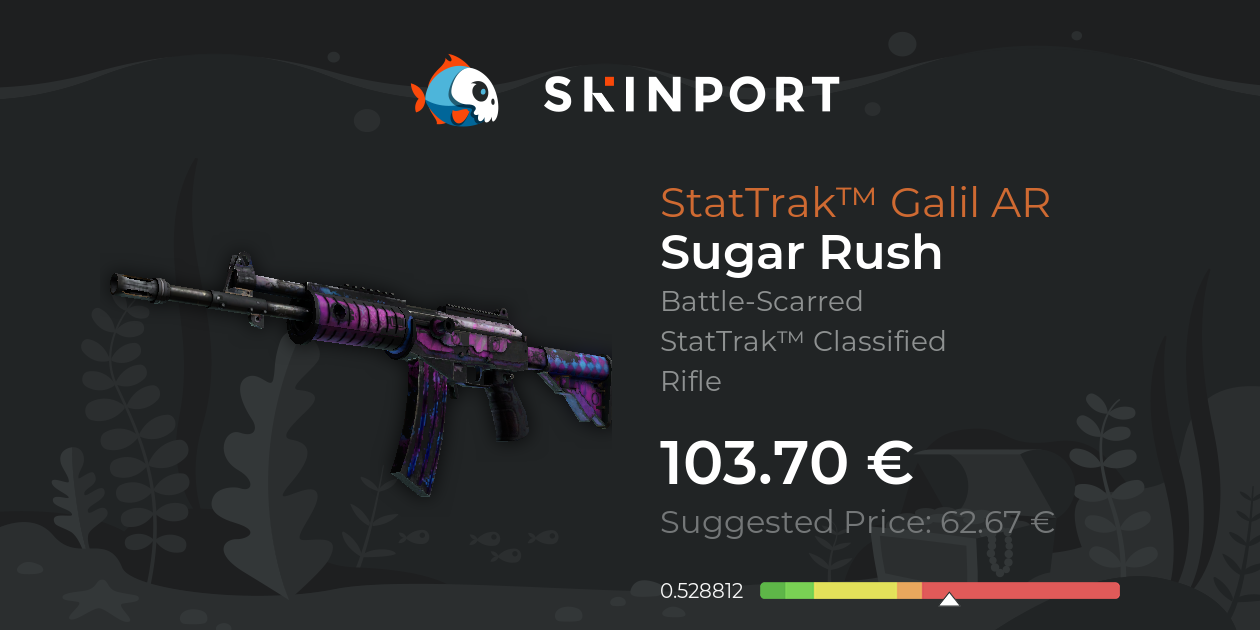 StatTrak™ Galil AR | Sugar Rush (Battle-Scarred) - CS:GO - Skinport