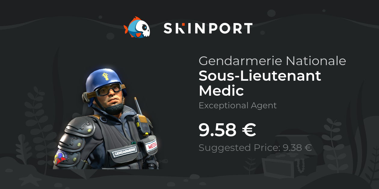 Sous-Lieutenant Medic | Gendarmerie Nationale - Counter-Strike 2 - Skinport