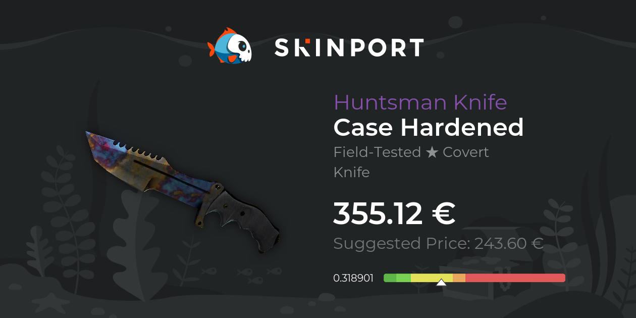 Huntsman Knife Case Hardened Field Tested Csgo Skinport 5271