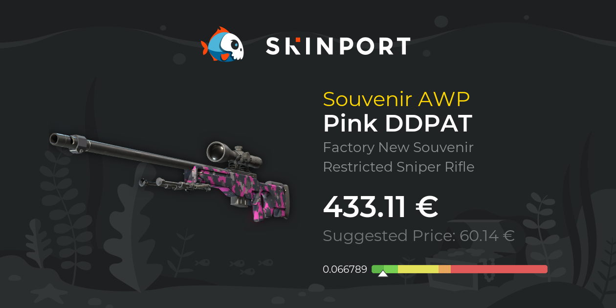 Souvenir AWP | Pink DDPAT (Factory New) - Counter-Strike 2 - Skinport