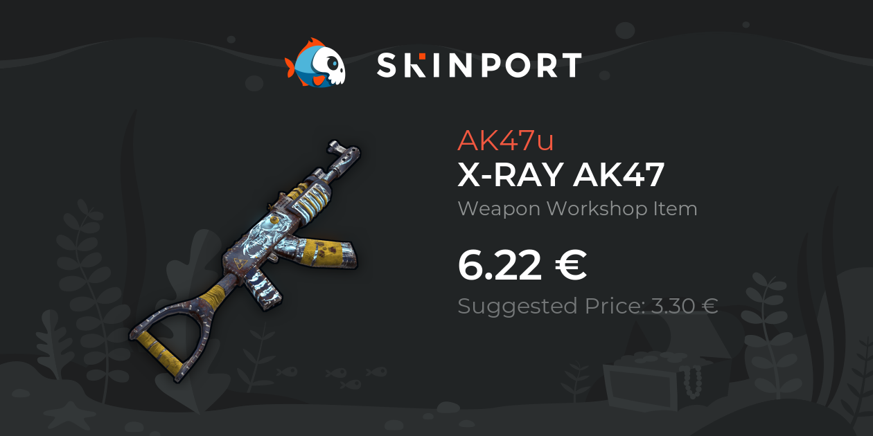 X-RAY AK47 - Rust - Skinport