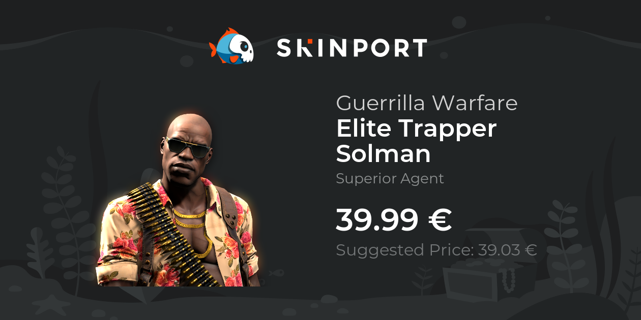 Elite Trapper Solman | Guerrilla Warfare - Counter-Strike 2 - Skinport