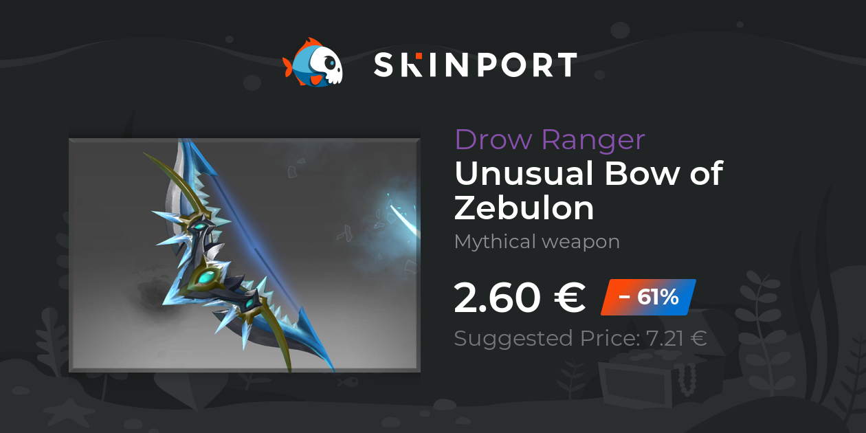Unusual Bow of Zebulon Dota 2 Skinport