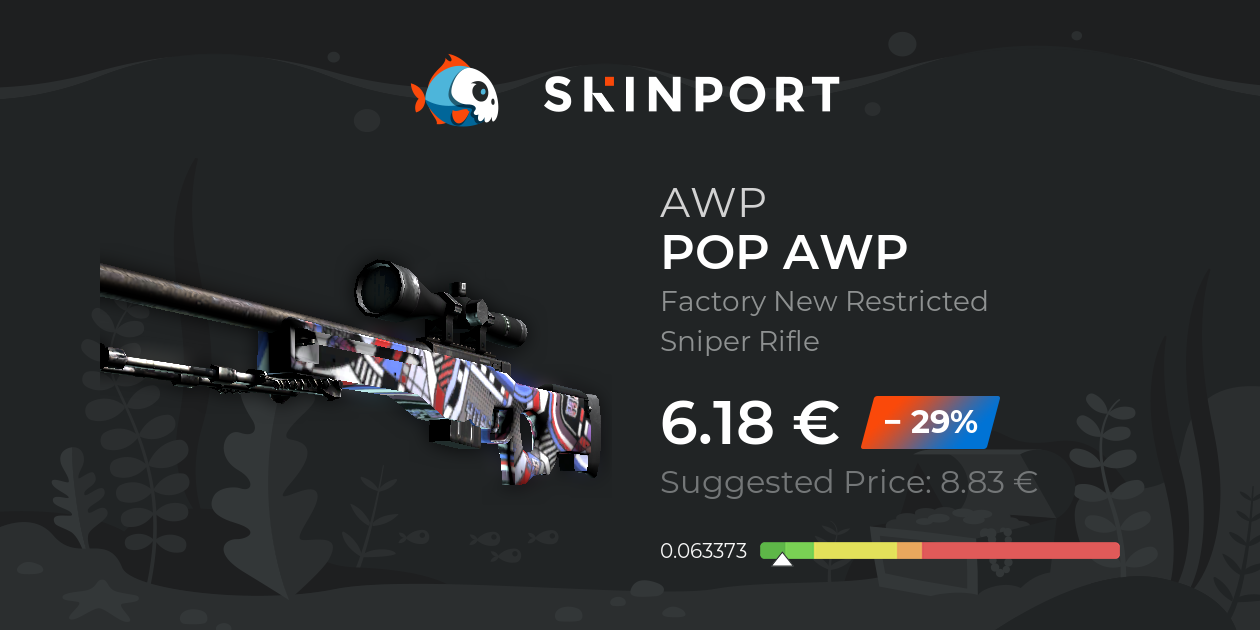 AWP | POP AWP (Factory New) - CS:GO - Skinport